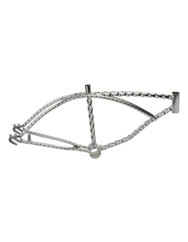 20 Twisted Lowrider Frame Chrome.